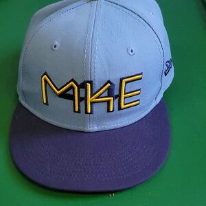 Milwaukee Brewers City ConnexMKE Blue and Purple Cap